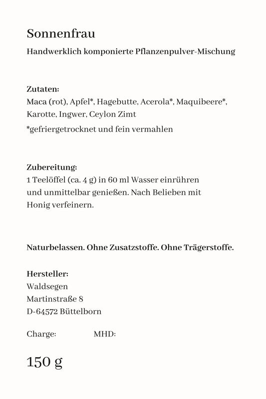 Sonnenfrau