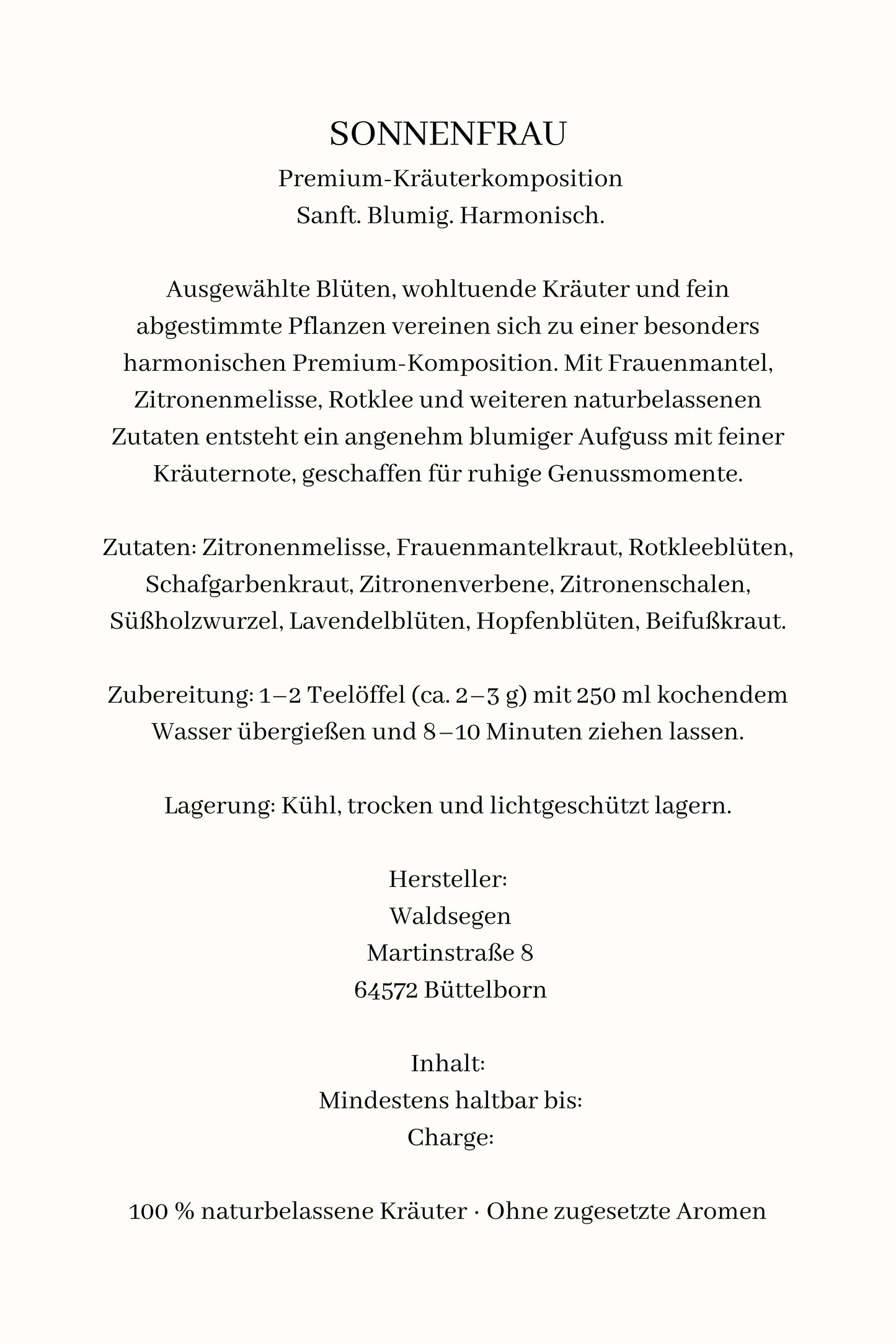 Sonnenfrau